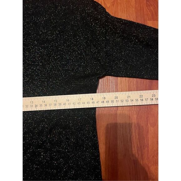 A New Day Black sparkly Sweater. Size medium. - Picture 9 of 9